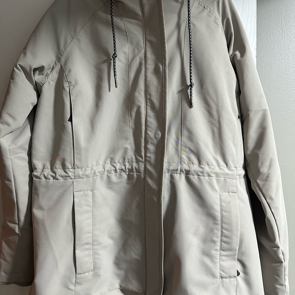 Columbia Women's Flint Gray Hooded Jacket Size XL - Picture 5 of 10